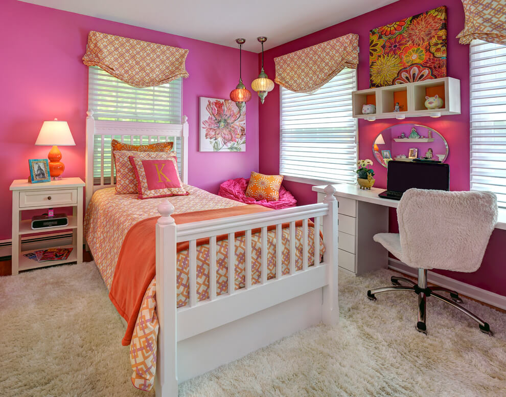 Pink Bedroom With Moroccan Touch