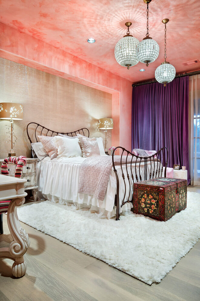 Shabby Chic Vibrant Moroccan Bedroom