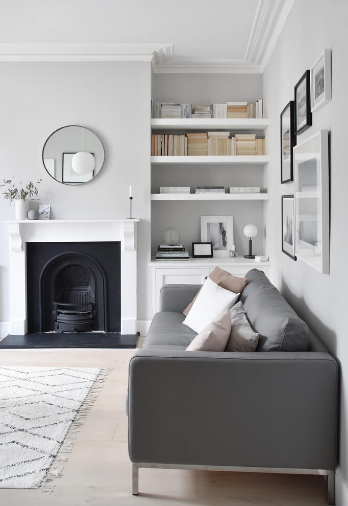 Compact Grey Living Room Decor