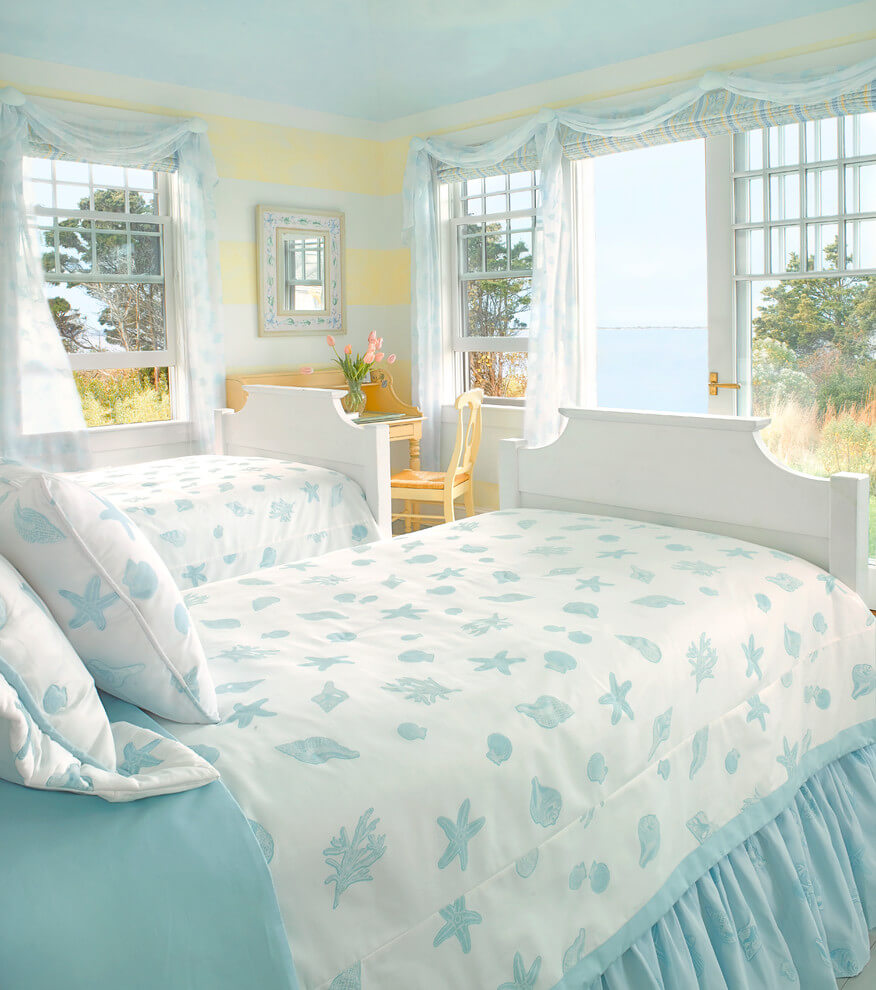 Beach Colors Cottage Style Bedroom