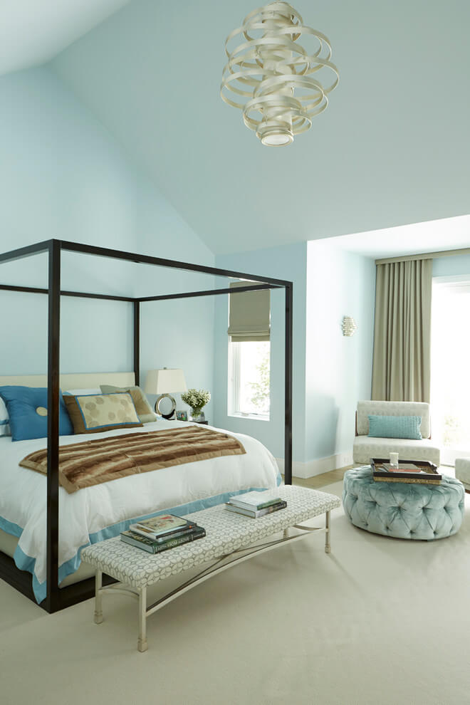 Contemporary Bedroom In Pastel Colors