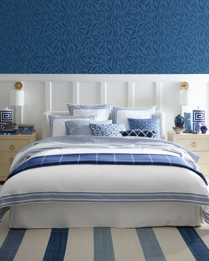 Soothing Bedroom Design In Blue Hues