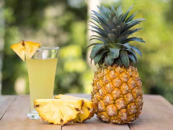 Pineapple Hydrates The Skin