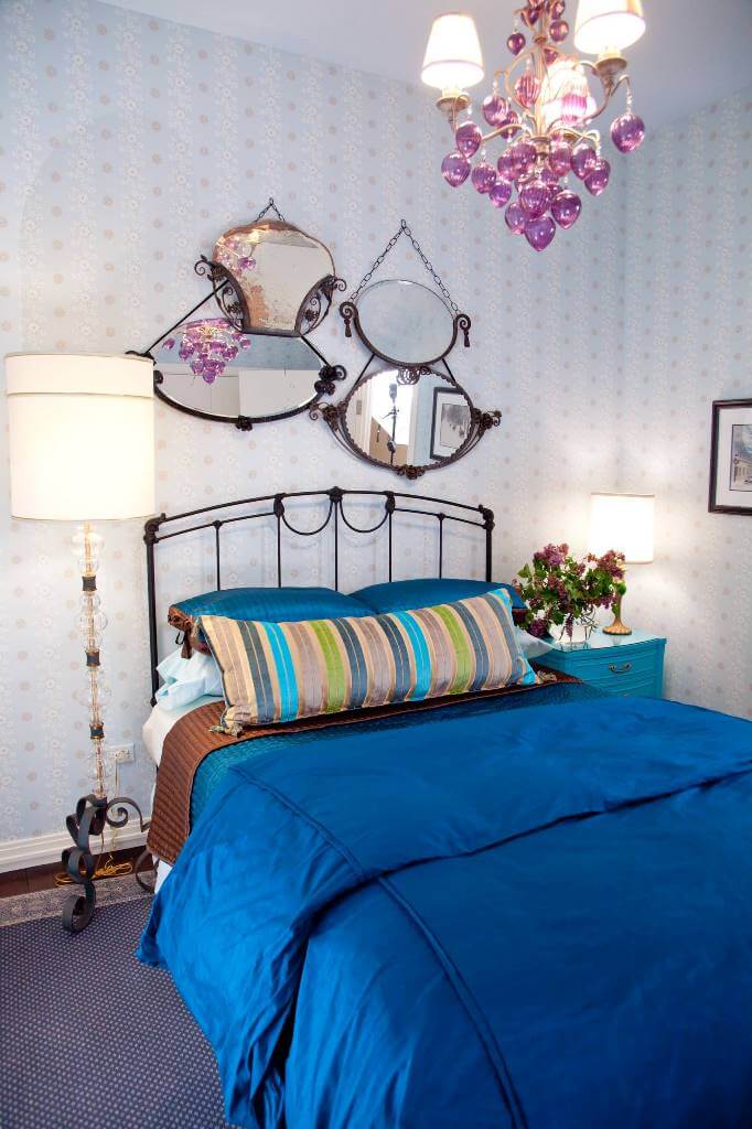 Eclectic Bedroom With Vintage Decor