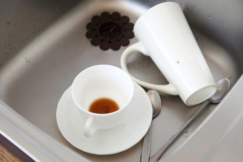 Do Not Throw Food and Coffee Grounds Down the Drain