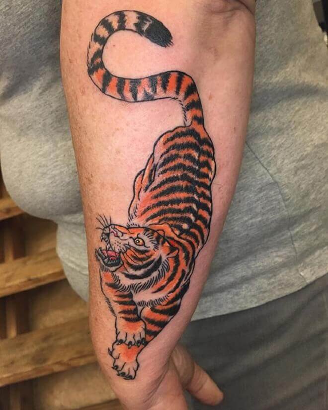 Bengal Tiger Arm Ink