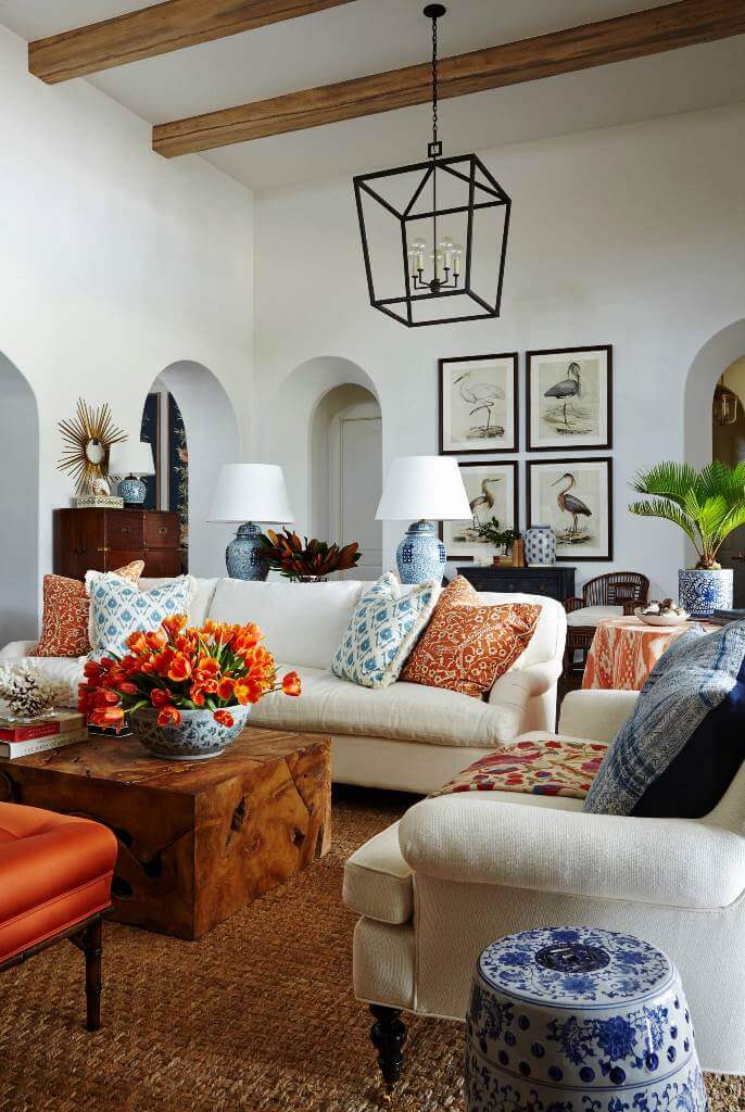 Eclectic Touches In Traditional Decor