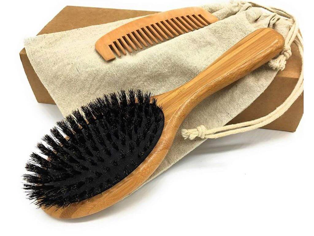 Try a Boar Bristle Brush to Promote Hair Growth