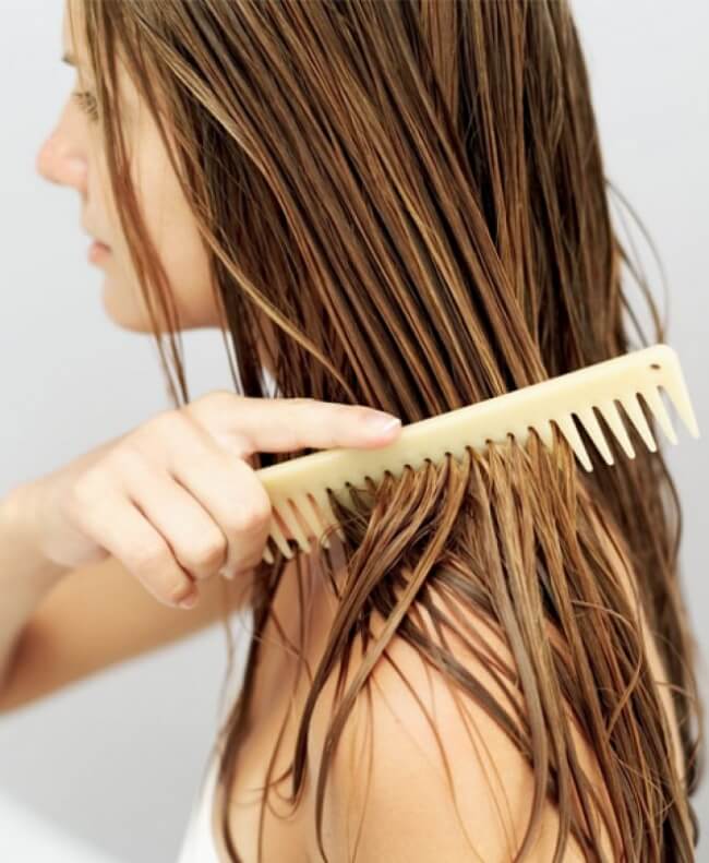 Use a Comb for Wet Hair and Knots