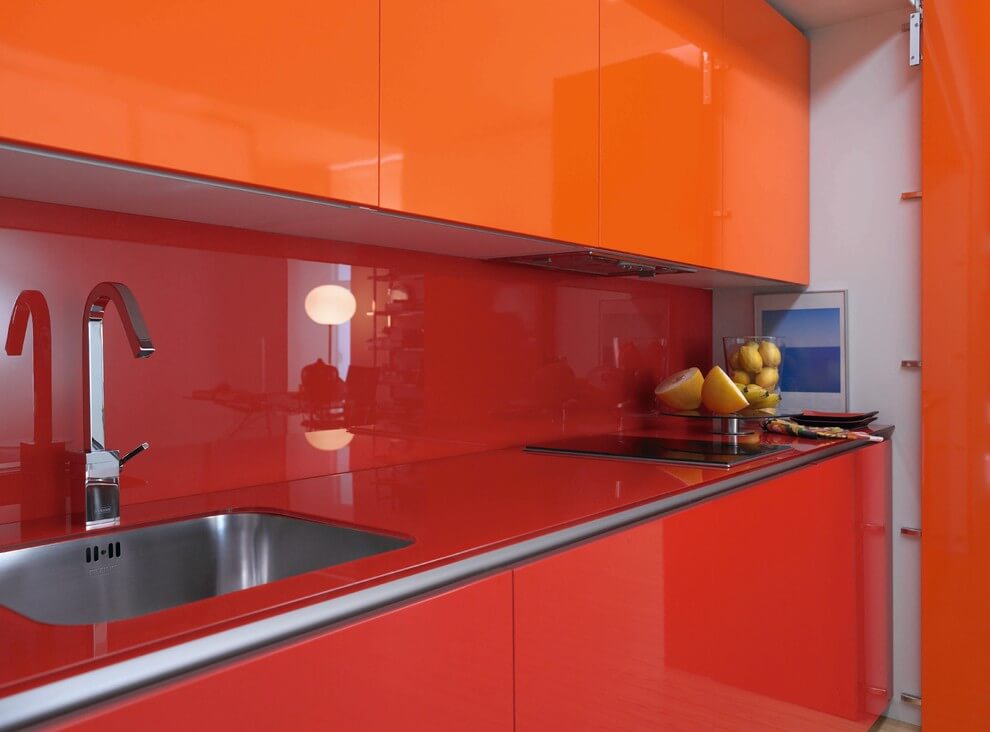 Red and Orange Kitchen Decor