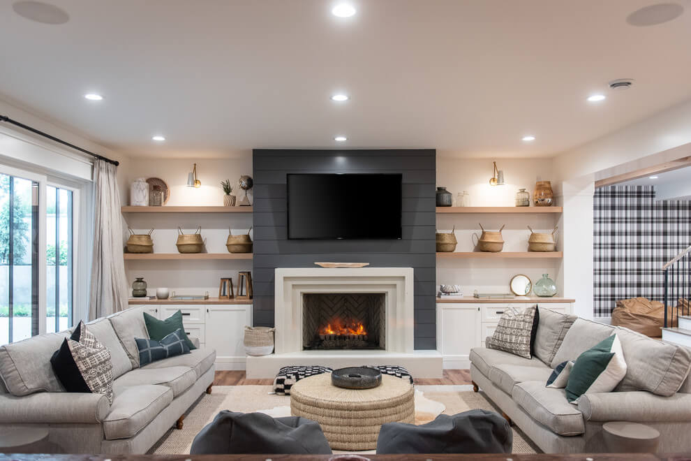 Elegant And Understated Beige Living Room Design Ideas