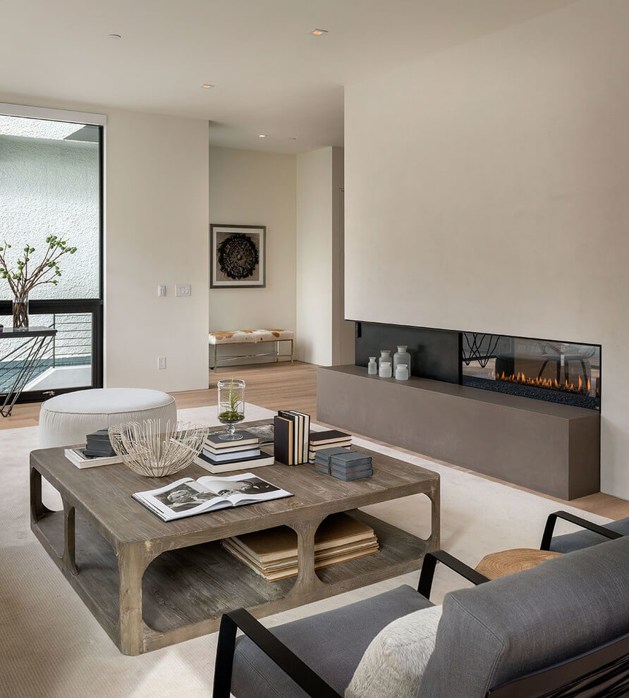 Modern Beige Living Room Design