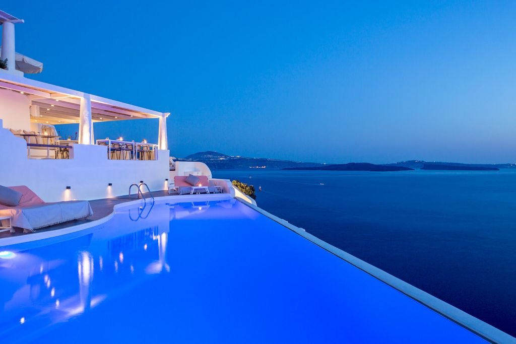 katikies hotel Santorini Seltz