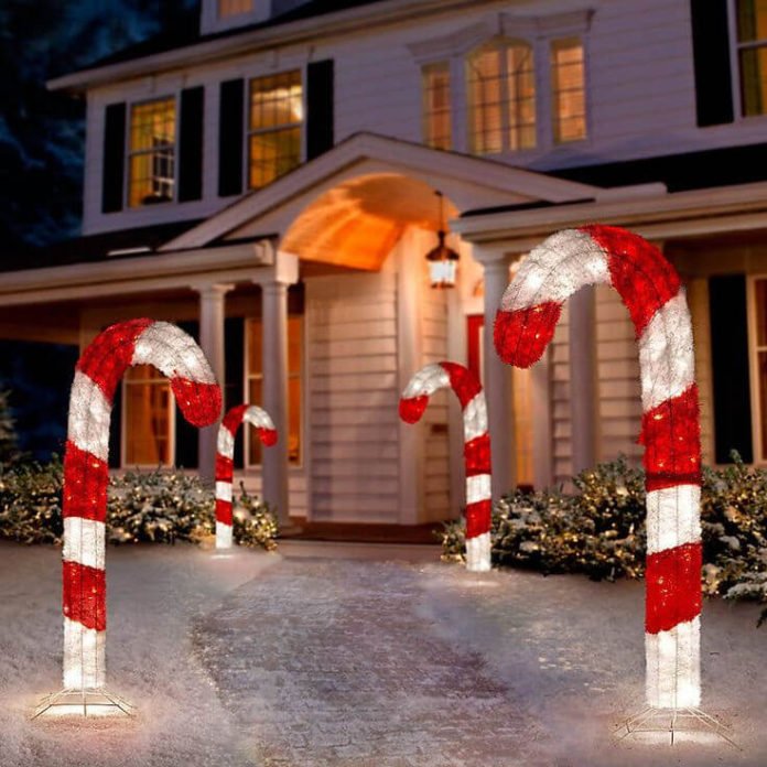 21 Enchanting Candy Cane Christmas Decor Ideas