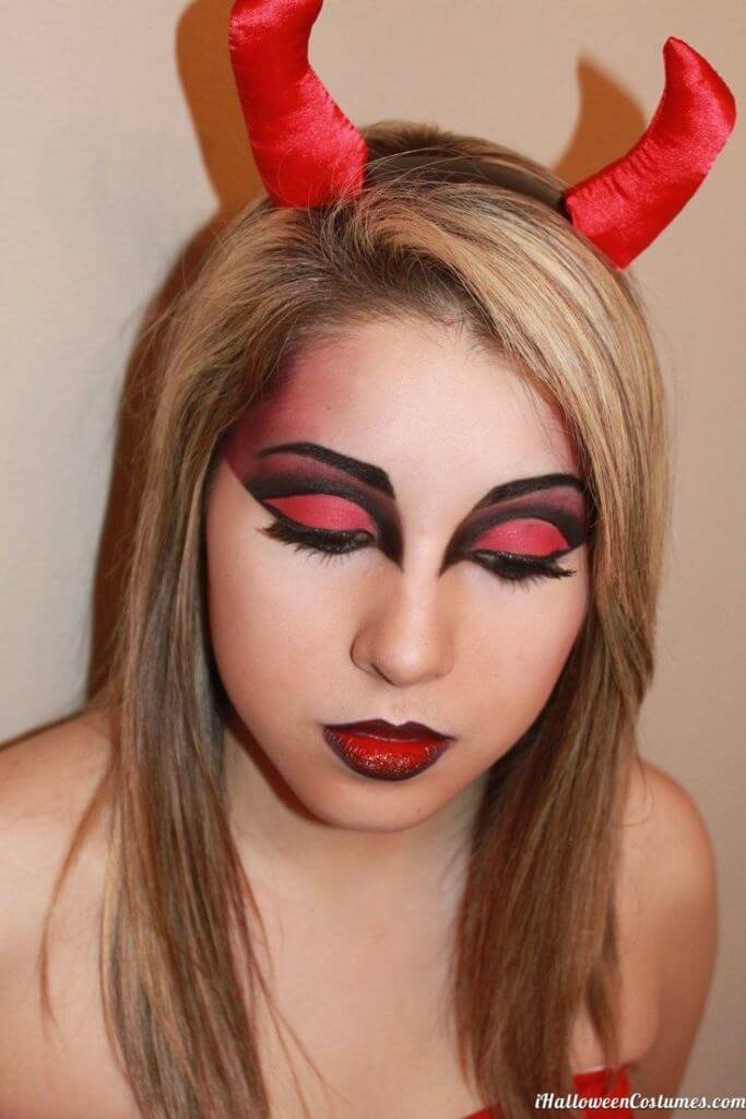 Red Devil Makeup
 plete List of Halloween Makeup Ideas 60 