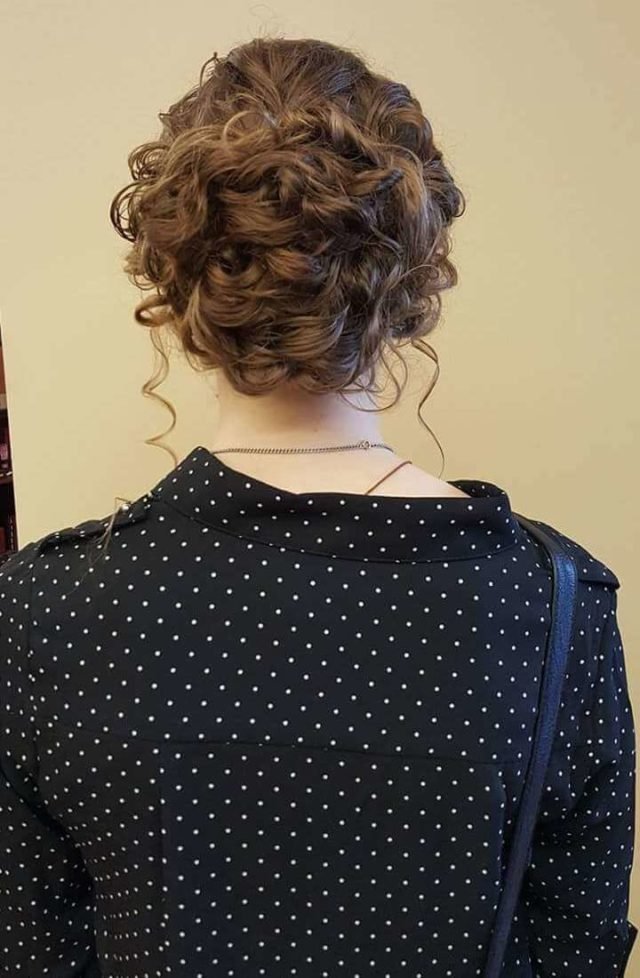 25 + Curly Updo Hairstyles - Flaunt Your Curls and Create a New Style