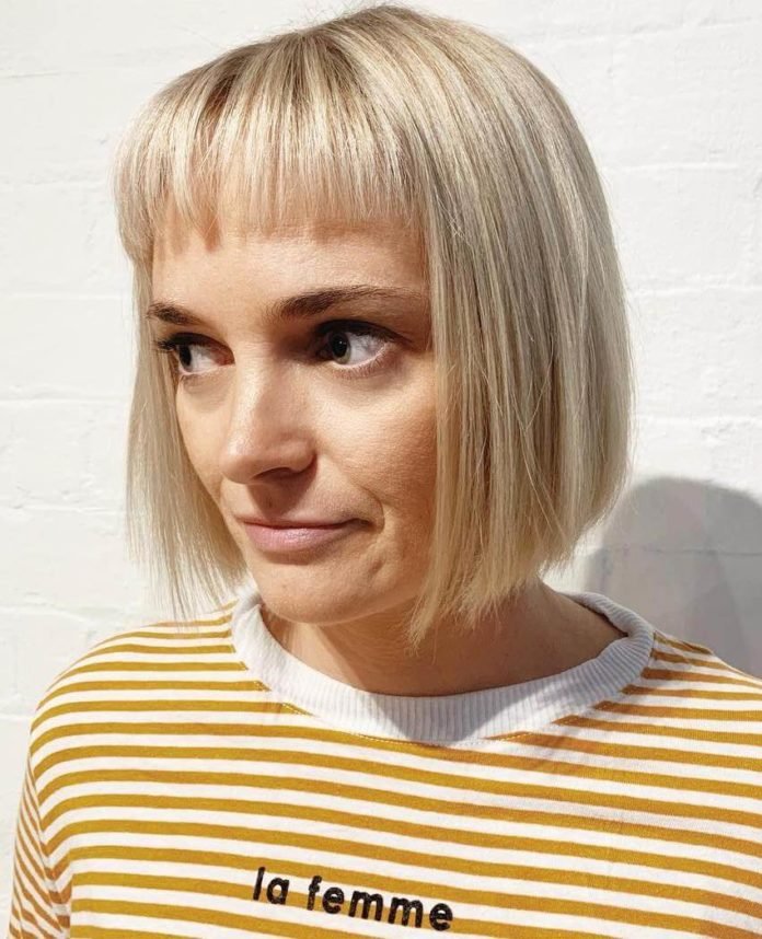 20 Fascinating Short Bob with Bangs Hairstyles